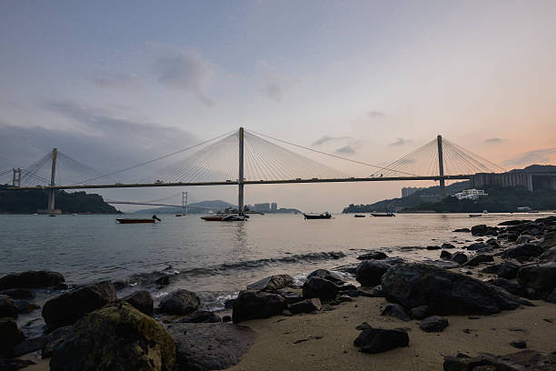 istock Ting Kau Bridge in Hong Kong 531849792