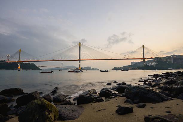 istock Ting Kau Bridge in Hong Kong 531849840