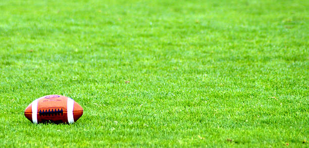 istock American Football on the ground 531857082