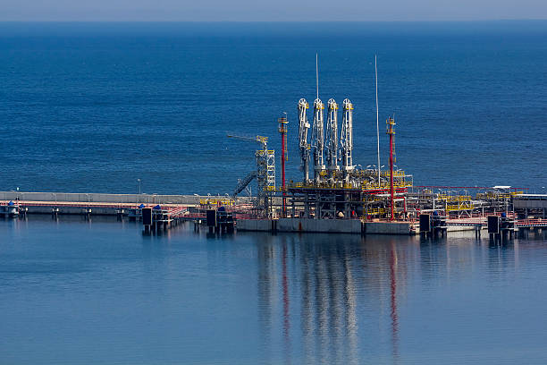 istock The liquid natural gas offshore terminal 531858496