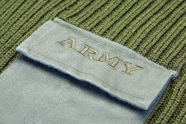 istock Military Uniform Sweater With Sign Army On The Pocket 531858728