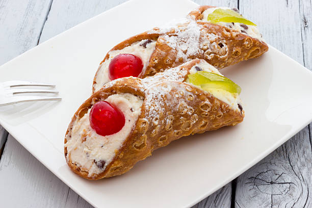 Sicilian cannoli from Italy Sicilian cannoli from Italy cannoli photos stock pictures, royalty-free photos & images