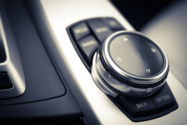 istock Car buttons detail 531861971