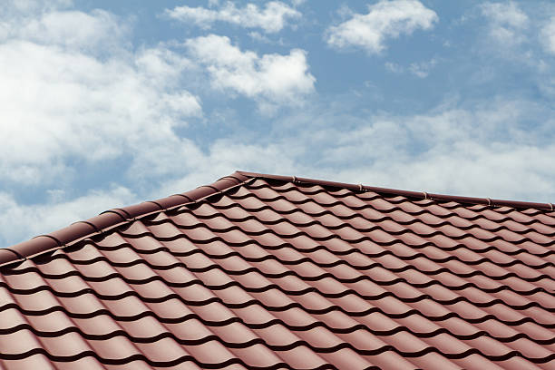 istock roof covered with metal tile 531862040