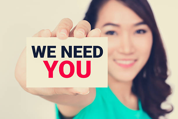 istock WE NEED YOU, message on the card 531862190