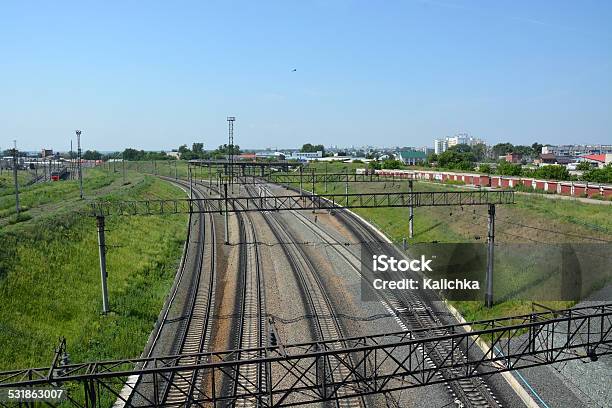 Railroad Stock Photo - Download Image Now - 2015, Blue, Business