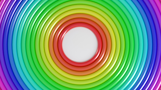 Abstract twist shape multi-colored background. Color spiral background.