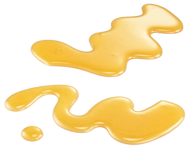 istock Honey stain isolated on a white background. 531864403