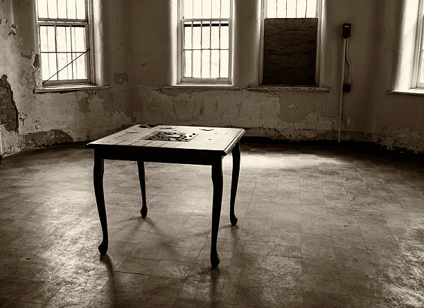 istock abandoned game table in mental hospital 531864919