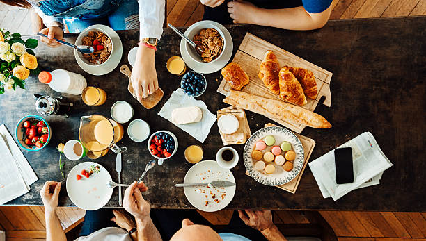 istock Happy french Family Having Breakfast 531865082