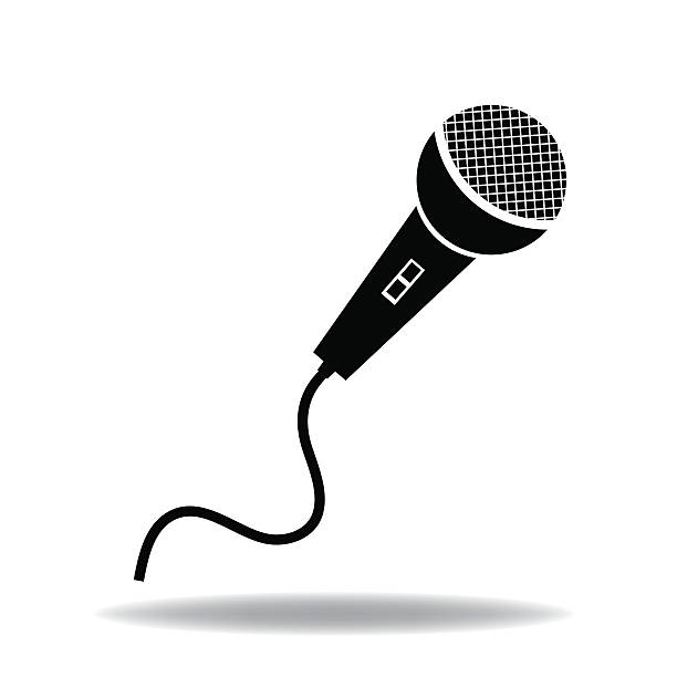 microphone icon microphone icon microphone symbols stock illustrations