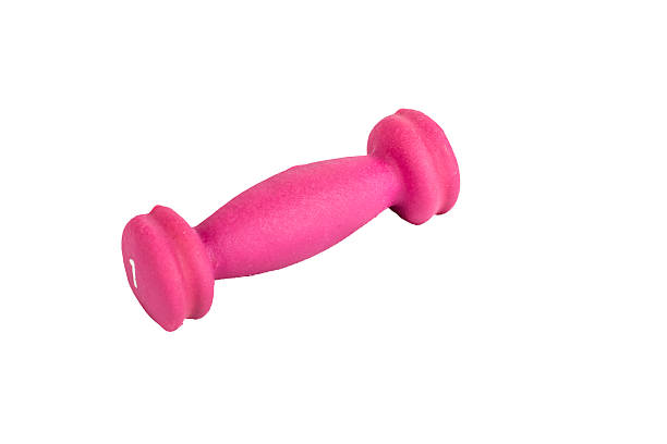 istock Pink Dumbbell Weight 531866153