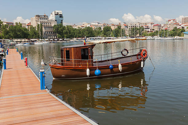 Old And Restored Wooden Boat