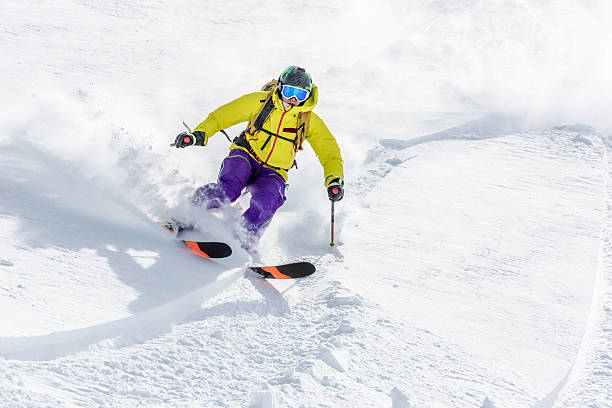 istock Male skier in snow 531868424