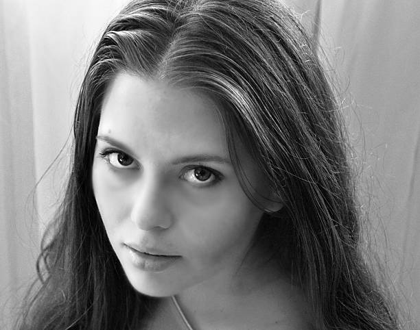 istock Sensuality with natural light, portrait, black and white 531868635