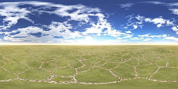 HDRI High resolution map, environment map stock photo