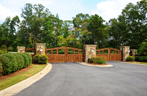 Stately Entrance to New Gated Community