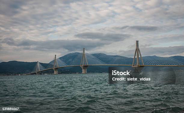 Rioantirio Bridge Greece Stock Photo - Download Image Now - 2015, Bay of Water, Beauty