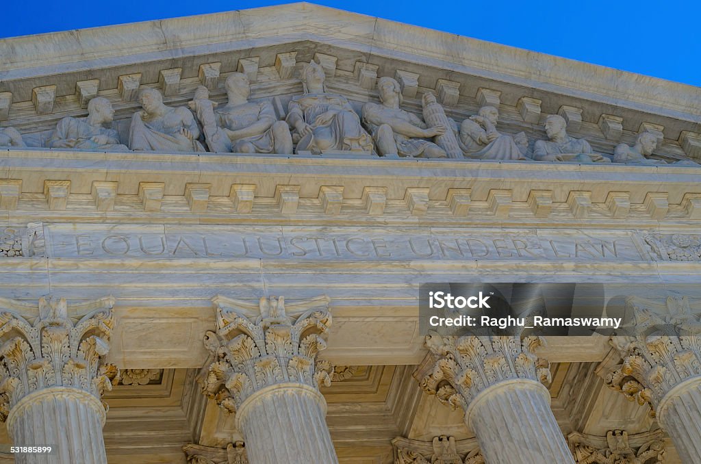 United States Supreme Court Equal Justice under Law - United States Supreme Court 2015 Stock Photo