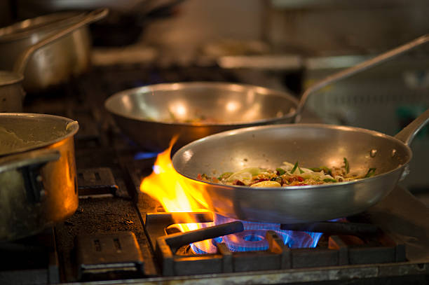 Pasta in the frying pan
