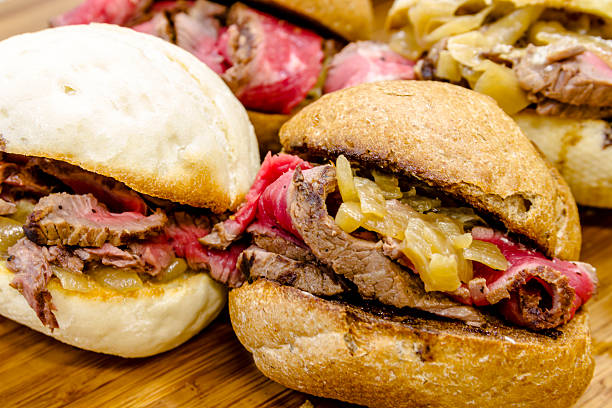 istock Toasted Steak and Grilled Onion Sliders 531903613