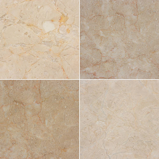 istock Four different texture of a light and dark marble. (high.res.) 531904929