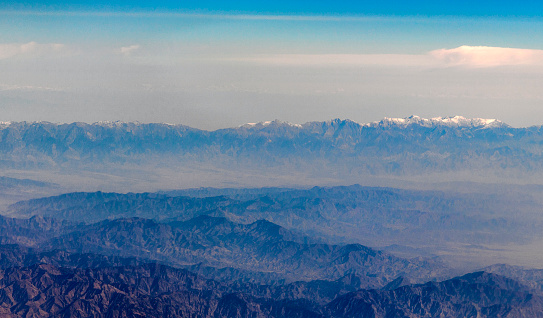The Baba Mountain range of the Hindu Kush between Kabul and Kandahar in Afghanistan