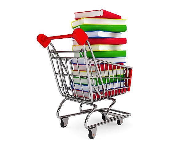 istock Many books on shopping cart 531906049