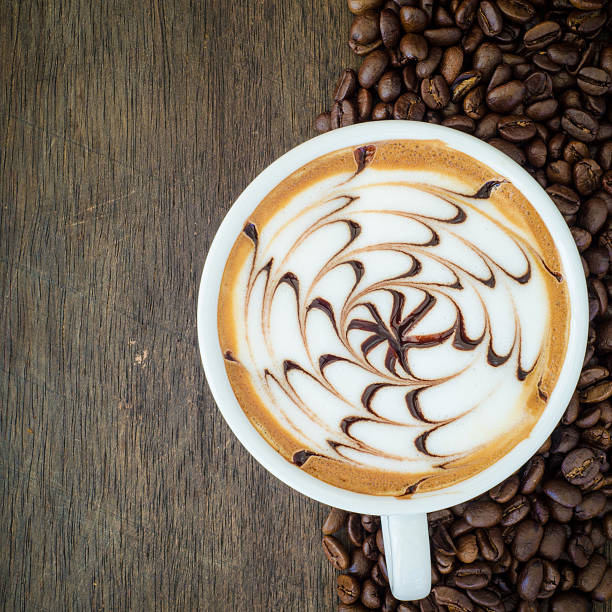 istock cup of coffee with latte art 531906463