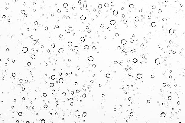 istock Drops of rain on glass , rain drops on clear window 531912110