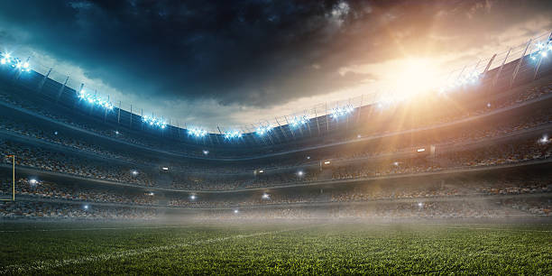istock Dramatic american football stadium 531912160