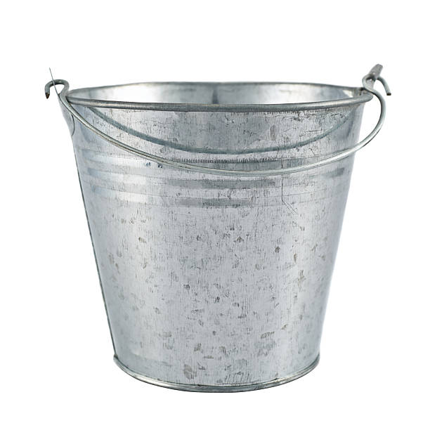 istock Metal zinc bucket isolated 531912684