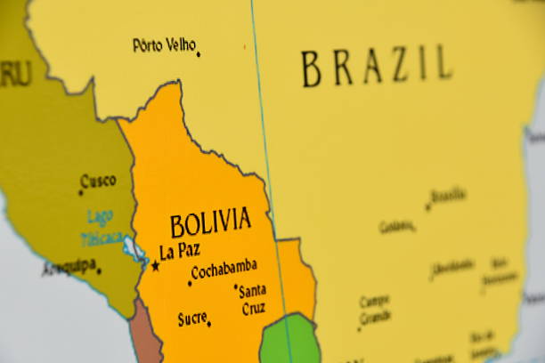 istock Map of Bolivia 531914800