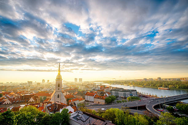 View on the old town in Bratislava