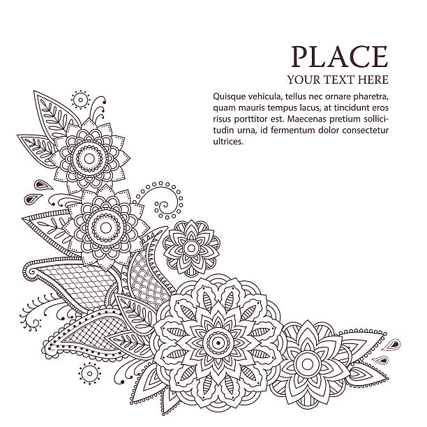 Mehndi Abstract 40+ Mehandi Design Pictures Illustrations, Royalty-Free Vector Graphics ...