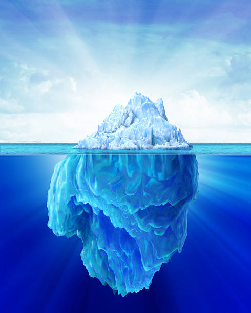 istock Iceberg solitary in the sea. 531917318