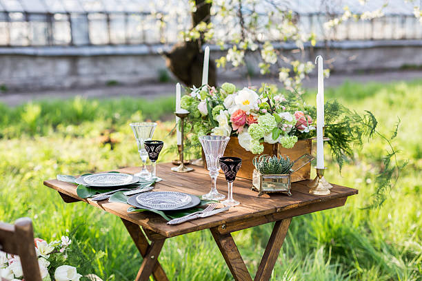istock Wedding decor. Table for the newlyweds 531919360