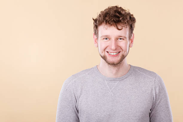 istock Blonde smiling man portrait. 531923008