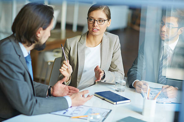 istock Conversation of colleagues 531923992