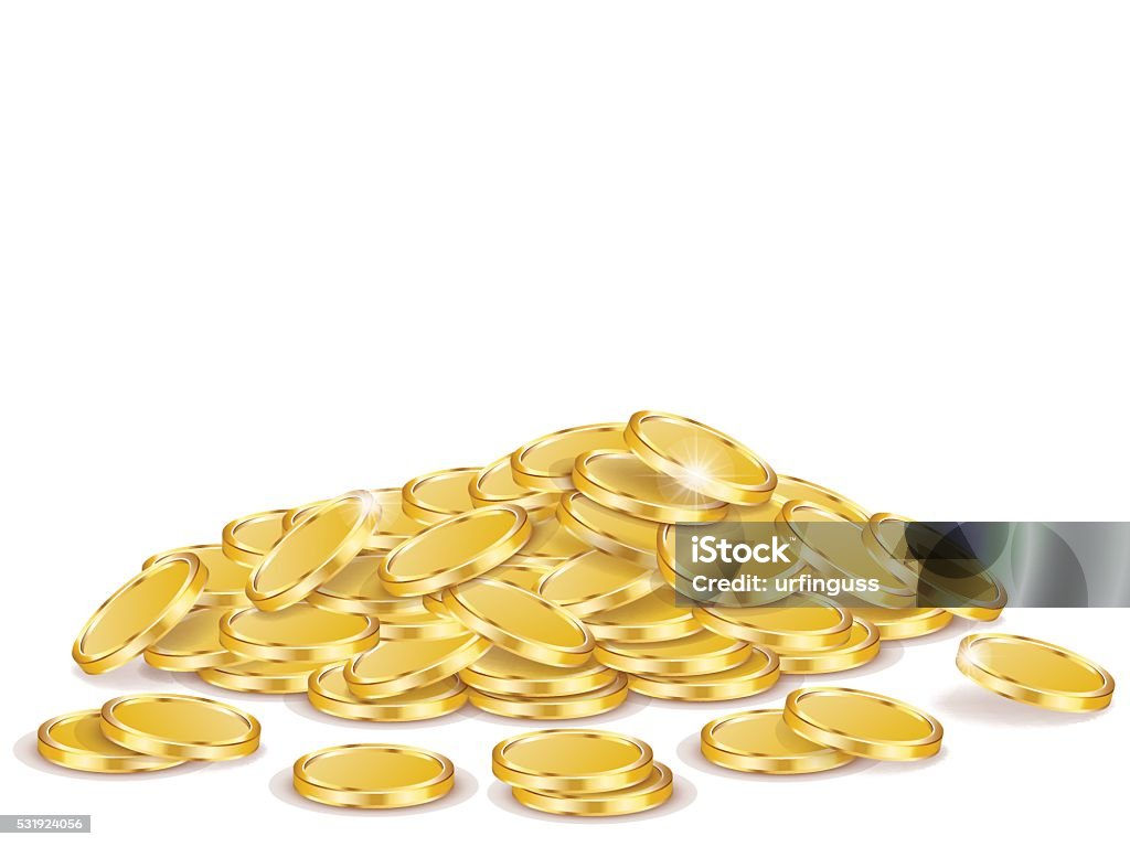 Gold Coin Vector Files Gold Coins Vector Stock Illustration - Download Image Now - Backgrounds ...