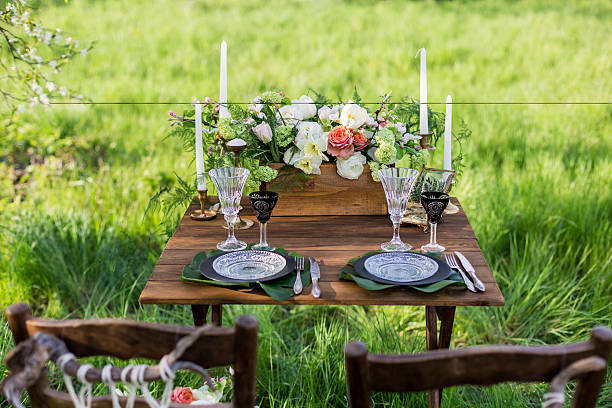 istock Wedding decor. Table for the newlyweds 531924594