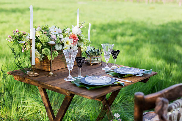 istock Wedding decor. Table for the newlyweds 531924696