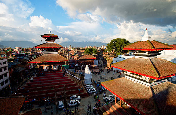 istock Old Durbar Square with pagodas. Largest city of Nepal 531925329