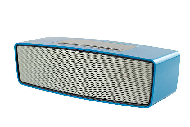 istock Blue loudspeaker Blue tooth - isolated on white background 531926504