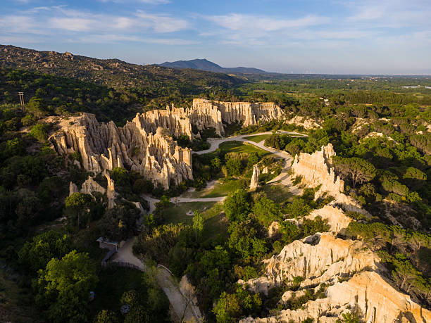 Rock nature park Les Orgues d'Ille sur Tet