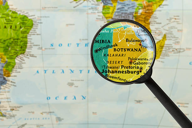istock Map of Republic of Botswana 531927792