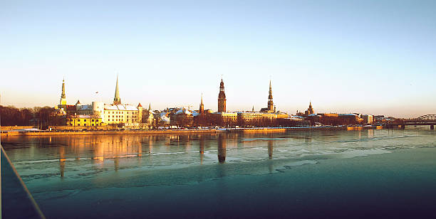 istock Panorama of Old Town in winter 531928001