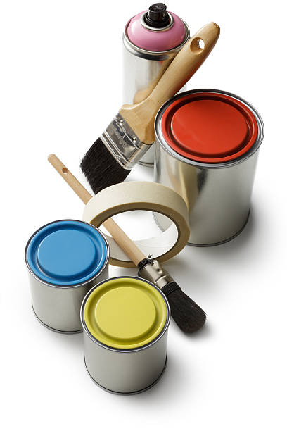 istock Paint: Paint Equipment Isolated on White Background 531929506