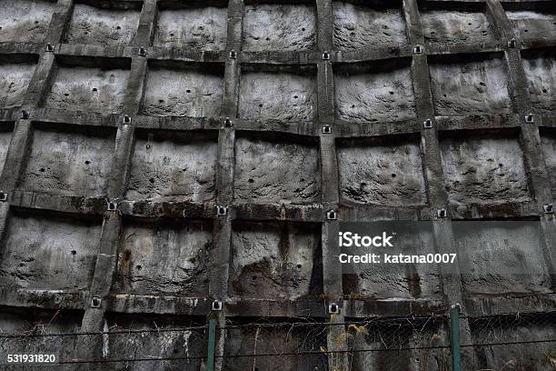 Retaining Wall Stock Photo - Download Image Now - Accidents and Disasters, Architecture, Built Structure