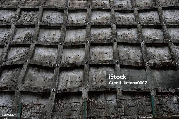 Retaining Wall Stock Photo - Download Image Now - Accidents and Disasters, Architecture, Built Structure